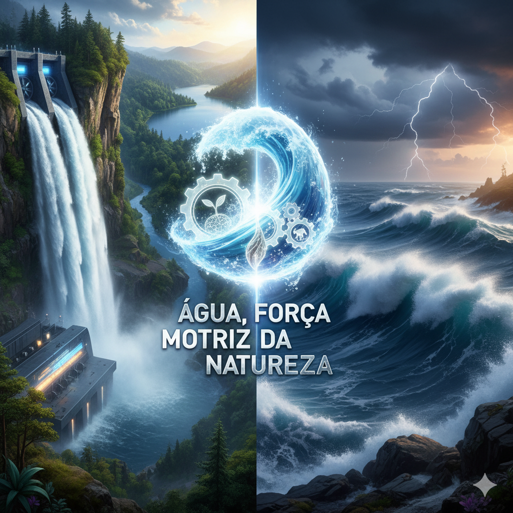 Água, força motriz da natureza