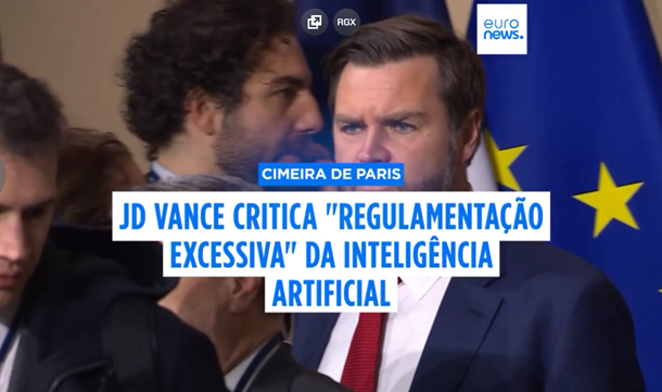 IA: Oportunidade ou Risco? Discurso de JD Vnace.
