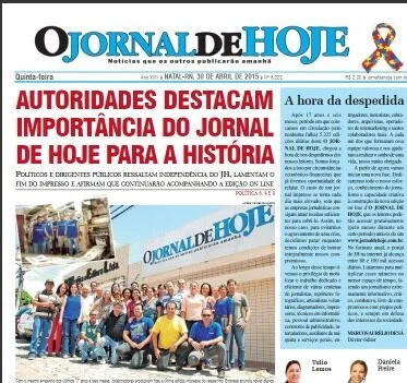 Marcos Aurélio e o Jornal de Hoje