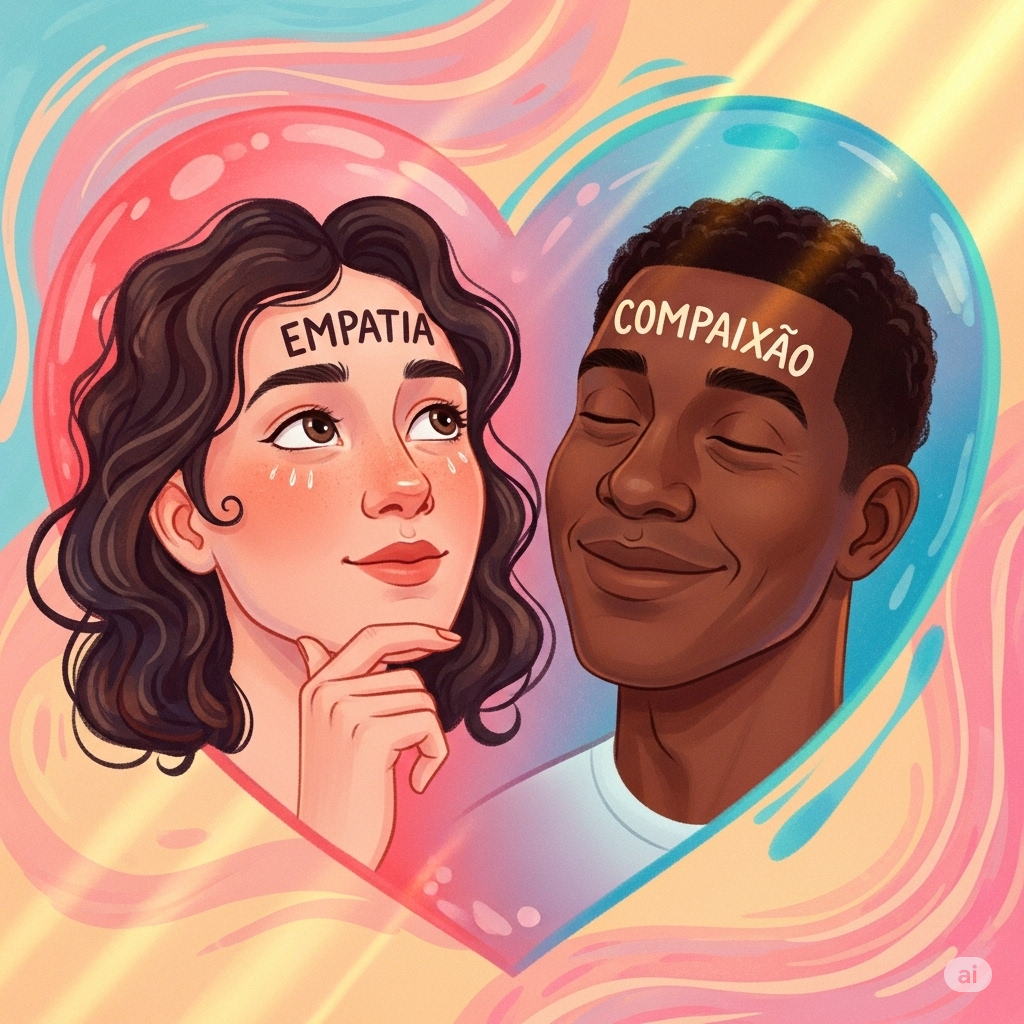 Empatia e Compaixão, duas faces do coração humano.