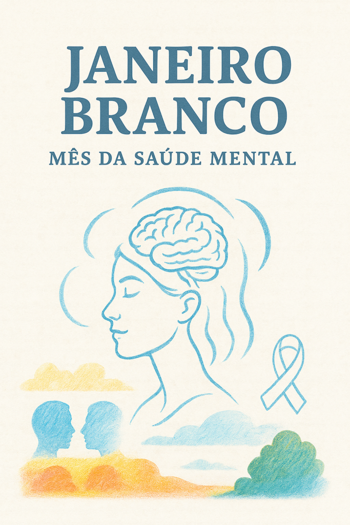 Janeiro Branco, mês da saúde mental.