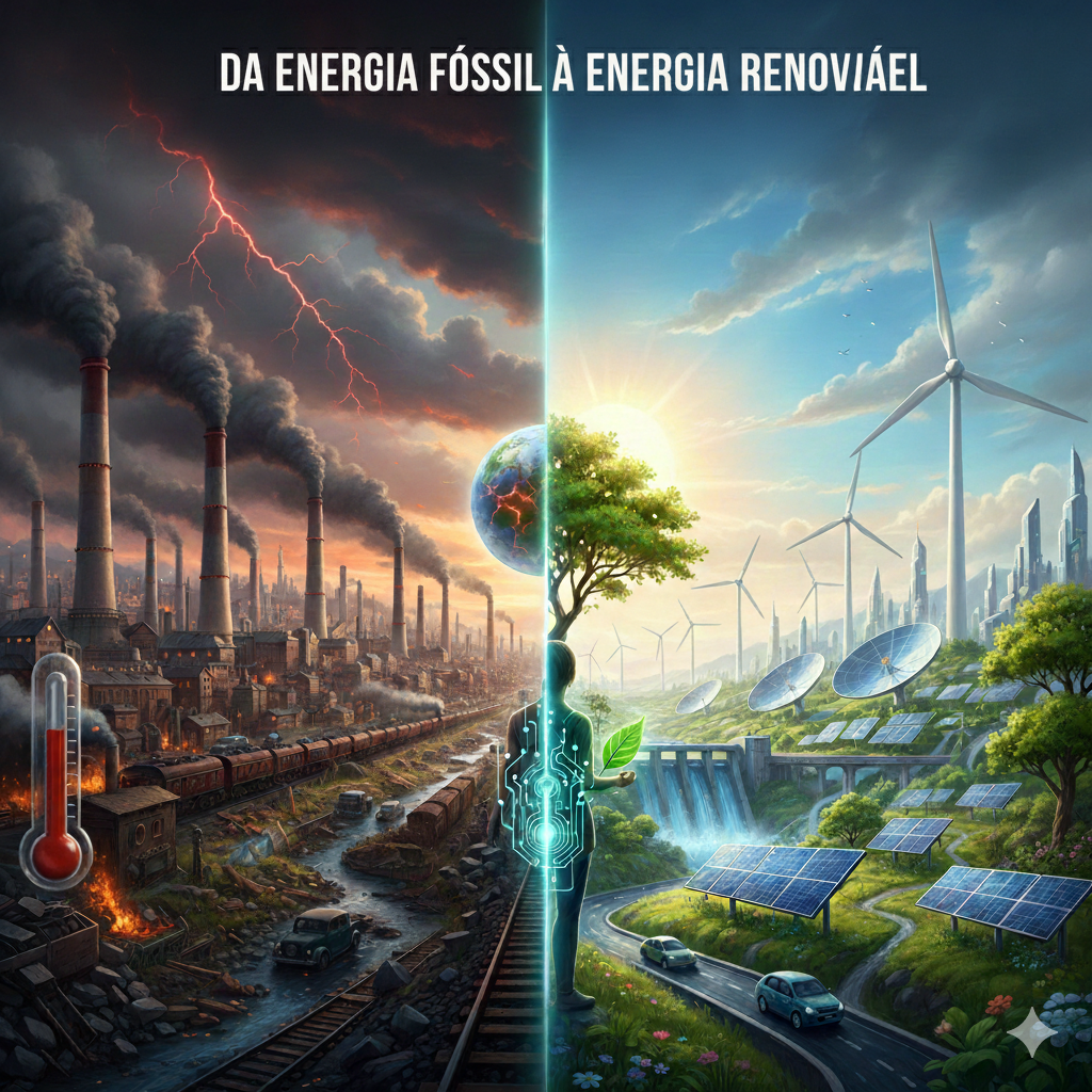 Da Energia Fóssil à Energia Renovável.