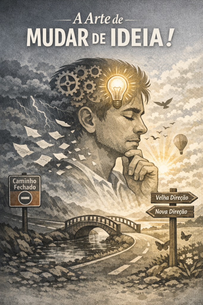 A Arte de mudar de ideia.