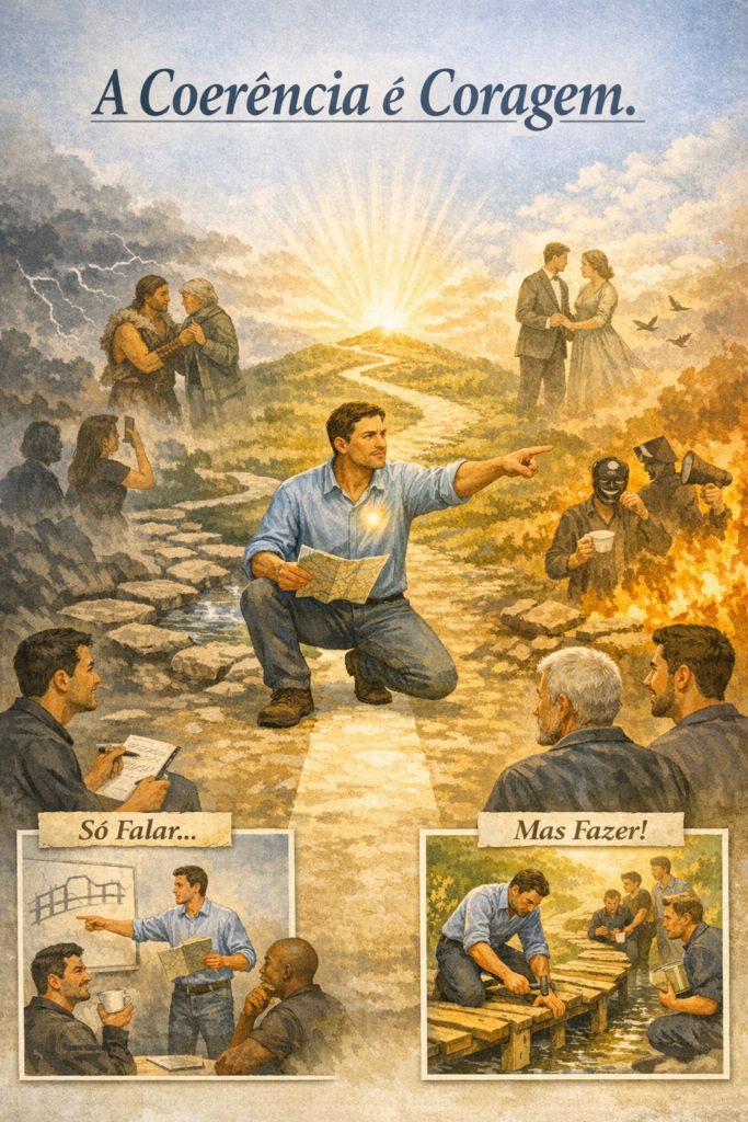 A Coerência como um ato de coragem.