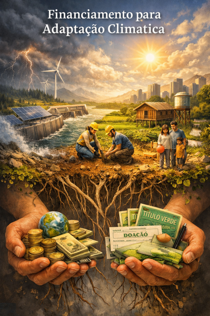 Financiamento para adaptação climática.